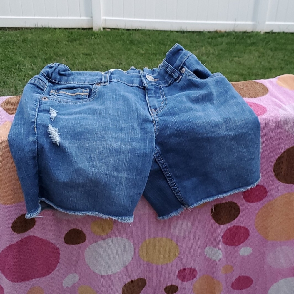 Levi's jean shorts kids size 14